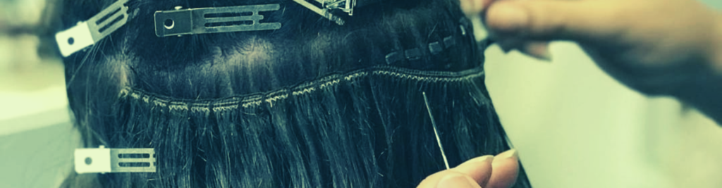 Kapsalon weave extensions haarverlegning